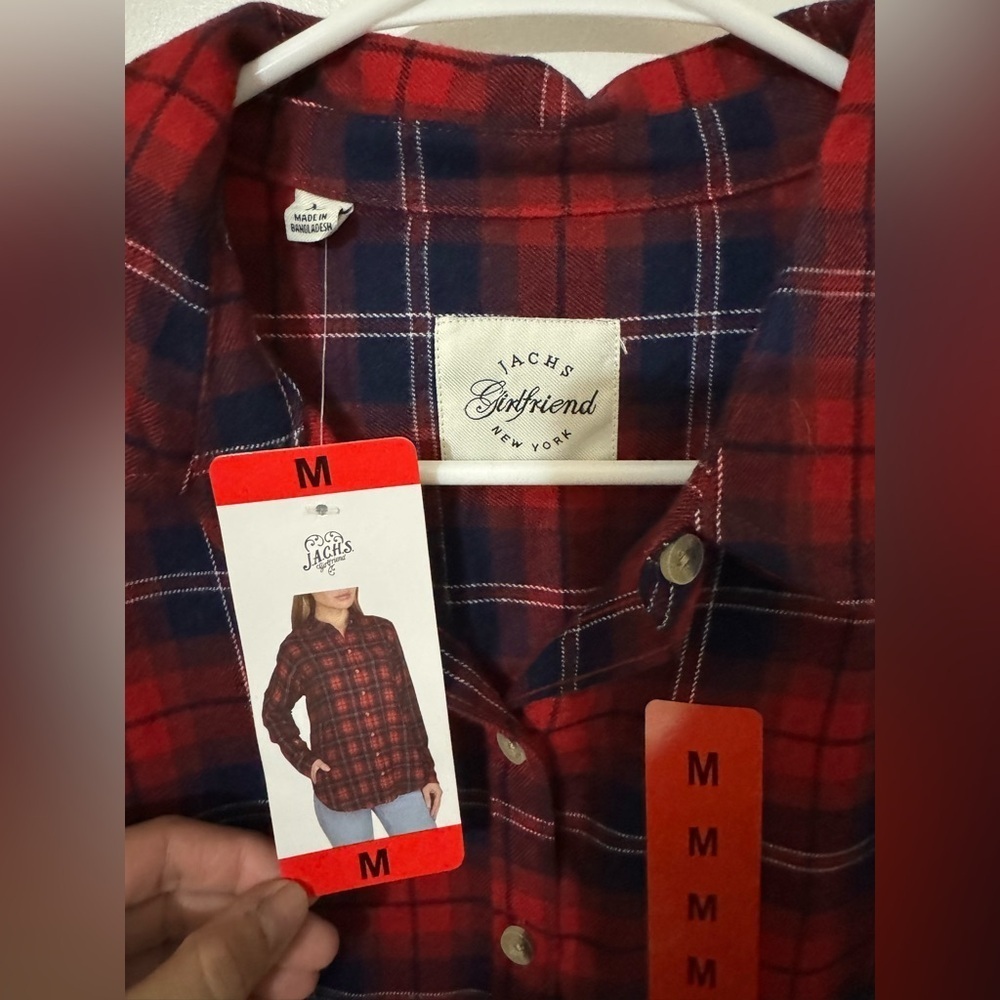 Flannel top - Picture 2 of 6
